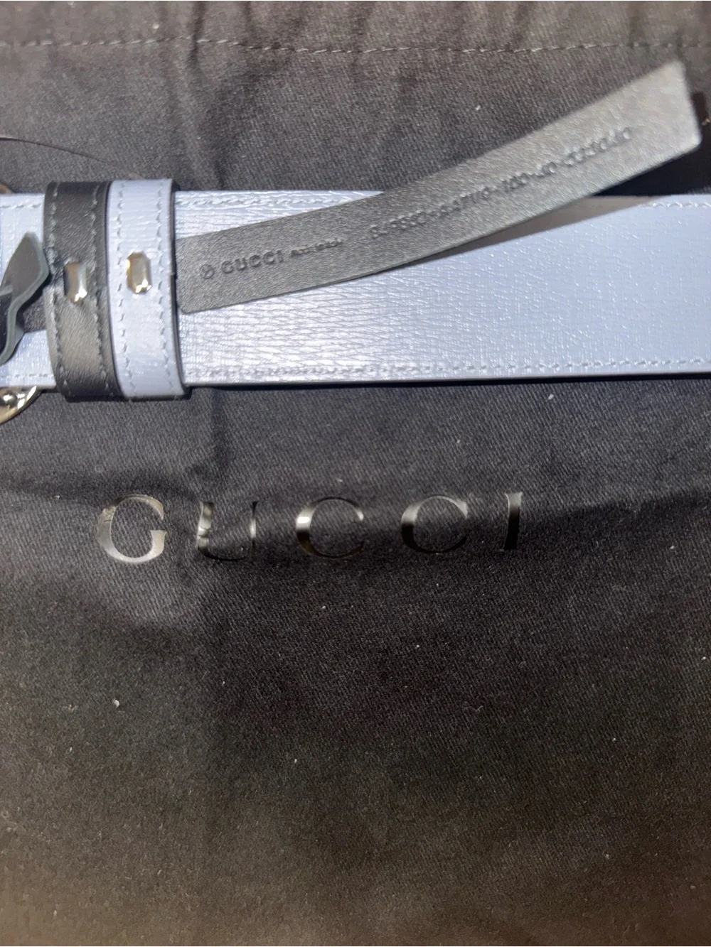 Gucci Reversible Black Leather Belt Men’s Size 100/40 4cm New with Tags